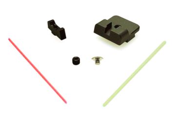 Image of Angry Bear Arms Glock Standard Fiber Optic Low Profile, Small Frame, Black, Small, ABA111