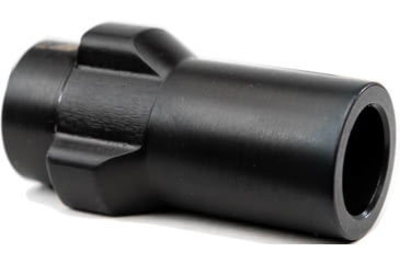 Image of Angstadt Arms 3-Lug Devices Muzzle Adapter, 9mm Luger, 1.42 inch, 1/2x28 TPI, Black Nitride, Black, AA093LSD28