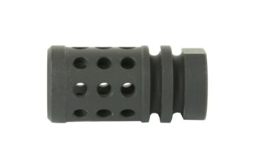 Image of Angstadt Arms 9MM 1/2 X 36 TPI 4041 Hardened Steel Flash Hider w/ Black Nitride Finish, Black, ANGAA09FLASHS