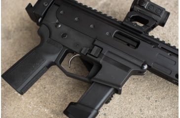 Image of Angstadt Arms Enhanced AR-9 PCC Trigger, 9mm Luger, Teflon, Silver, AAEMILPCCT