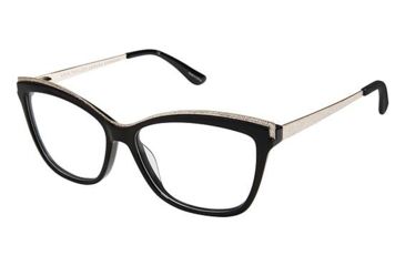 Image of Ann Taylor AT010 Bifocal Prescription Eyeglasses - Frame BLACK / GOLD, Size 54/14mm TYAT01001