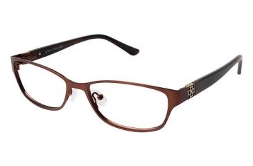 Image of Ann Taylor AT208 Bifocal Prescription Eyeglasses - Frame Matte Brown/Brown Horn, Size 53/16mm TYAT20802