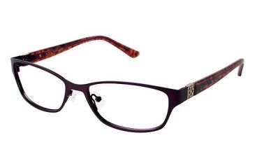 Image of Ann Taylor AT208 Bifocal Prescription Eyeglasses - Frame Matte Rose/Rose Horn, Size 53/16mm TYAT20803