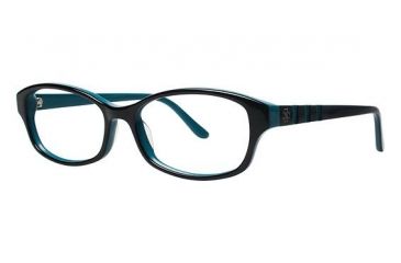 Image of Ann Taylor AT304 Bifocal Prescription Eyeglasses - Frame BLACK/TEAL, Size 53/16mm TYAT30401