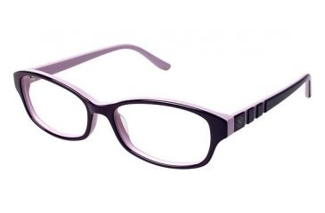 Image of Ann Taylor AT304 Bifocal Prescription Eyeglasses - Frame EGGPLNT/LTPRPLE, Size 53/16mm TYAT30403