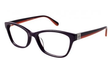 Image of Ann Taylor AT305 Single Vision Prescription Eyeglasses - Frame Dark Purple, Size 53/17mm TYAT30503
