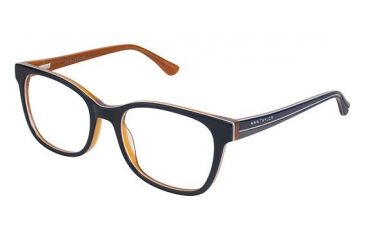 Image of Ann Taylor AT323 Progressive Prescription Eyeglasses - Frame NAVY / ORANGE, Size 51/18mm TYAT32303