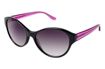 Image of Ann Taylor AT501 Progressive Prescription Sunglasses TYAT50101 - Frame Color Black/Translucent Pink