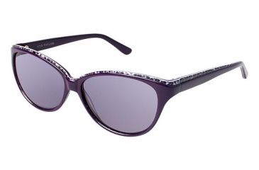 Image of Ann Taylor AT505 Progressive Prescription Sunglasses TYAT50502 - Frame Color Burgundy/Leopard