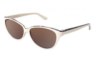 Image of Ann Taylor AT505 Progressive Prescription Sunglasses TYAT50503 - Frame Color Cream/Leopard