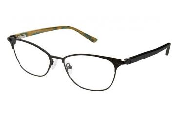 Image of Ann Taylor AT600 Bifocal Prescription Eyeglasses - Frame Mt Blk /Dk Teal, Size 51/16mm TYAT60001