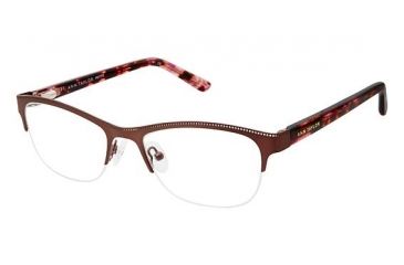 Image of Ann Taylor ATP708 Eyeglass Frames - Frame Matte Brown, Size 49/17mm TYATP70802