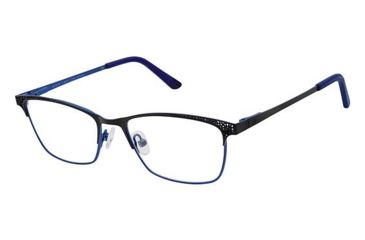 Image of Ann Taylor ATP709 Eyeglass Frames - Frame MATTE BLK NAVY, Size 50/16mm TYATP70901