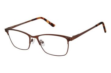 Image of Ann Taylor ATP709 Eyeglass Frames - Frame MATTE BROWN, Size 50/16mm TYATP70902
