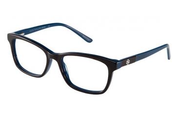 Image of Ann Taylor ATP804 Progressive Prescription Eyeglasses - Frame BLACK/NAVY, Size 49/15mm TYATP80402