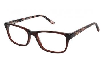 Image of Ann Taylor ATP807 Single Vision Prescription Eyeglasses - Frame BROWN / TORTOISE, Size 49/16mm TYATP80702