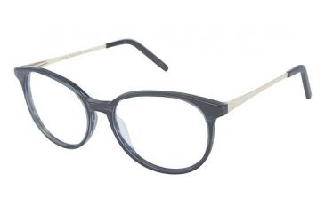 Image of Ann Taylor ATP810 Progressive Prescription Eyeglasses - Frame Black Horn, Size 49/15mm TYATP81001