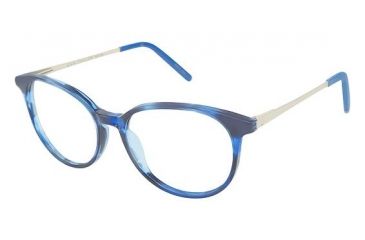 Image of Ann Taylor ATP810 Progressive Prescription Eyeglasses - Frame Navy Horn, Size 49/15mm TYATP81003