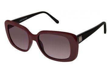Image of Ann Taylor ATP901 Sunglasses - Frame Mulberry / Blck, Lens Color Dark Rose Gradient, Size 49/16mm TYATP90103