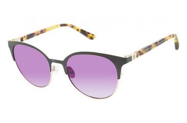 Image of Ann Taylor ATP907 Sunglasses - Frame MT.BLACK / TORT, Lens Color Dark Rose Gradient, Size 51/17mm TYATP90701