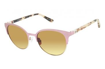 Image of Ann Taylor ATP907 Sunglasses - Frame MT.BLUSH/HAVANA, Lens Color Dark Brown Gradient, Size 51/17mm TYATP90702