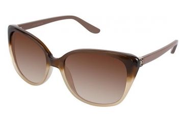 Image of Ann Taylor Townhouse Single Vision Prescription Sunglasses TYATTOWNHOUSE02 - Frame Color Brown