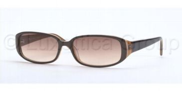 Image of Anne Klein Prescription Sunglasses AK5120, Brown Frame / 52 mm Prescription Lenses