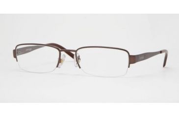 Image of Anne Klein AK9099 SV Prescription Eyeglasses Shiny Dark Brown Frame / 50 mm Prescription Lenses, 531 5018