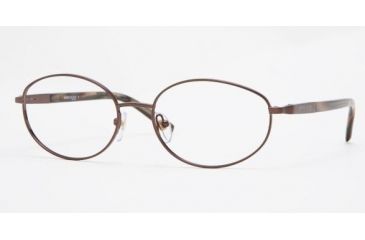 Image of Anne Klein AK9101 Bifocal Eyeglasses Shiny Dark Brown Frame / 51 mm Prescription Lenses, 531 5117