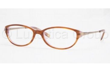 Image of Anne Klein Eyeglasses AK8080 with No-Line Progressive Rx Prescription Lenses 157-5115 - Amber/Pink 