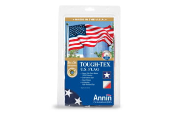 Image of Annin Flags US Tough-Tex Flag, Red/White/Blue, 3ft x 5ft, 182005