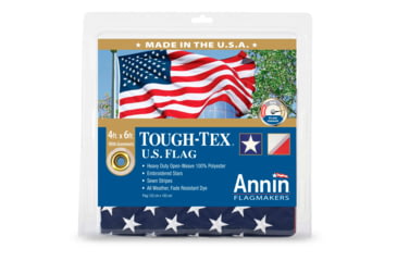 Image of Annin Flags US Tough-Tex Flag, Red/White/Blue, 4ft x 6ft, 182004
