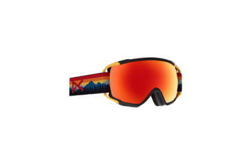 Image of Anon Circuit Goggle - Mens, Frame- Range Orange, Lens- Sonar Red, 185471-810