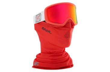 Image of Anon Deringer Goggle - Women's, Sonar Red Lens, White Rose, 18545102175NA