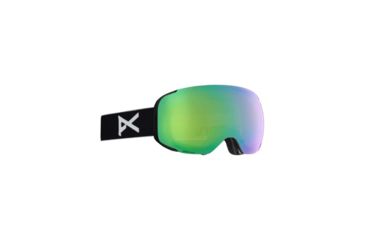 Image of Anon M2 Men's Goggle w/ Spare Lens, Sonar Green Lens, Black, 18557101040NA