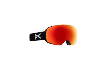 Image of Anon M2 Men's Goggle w/ Spare Lens, Sonar Red Lens, Black, 18557101054NA