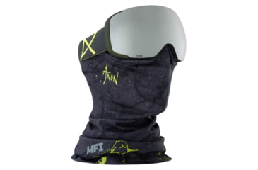 Image of Anon M2 MFI Goggle - Mens, Frame-Cracked Black, Lens-Sonar Silver, 191721-056