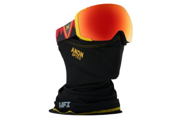 Image of Anon M2 MFI Goggle - Mens, Frame-Ripcity, Lens-Sonar Red, 191721-616