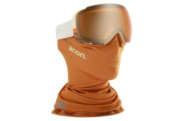 Image of Anon M2 MFI Men's Goggle w/ Spare Lens, Sonar Bronze Lens, Woody, 19172102210NA