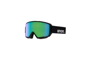 Image of Anon M3 Goggle, Spare Lens and Mfi Face Mask w/ Sonar Green, Black, 19174101040