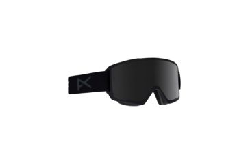 Image of Anon M3 Goggle with Spare - Mens, Frame- Black, Lens- Dark Smoke, Spare- Blue Lagoon, 185651-165