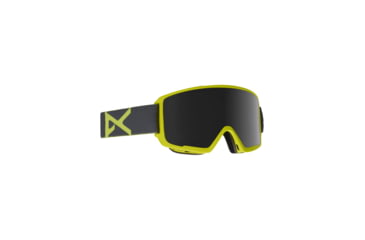Image of Anon M3 Goggle with Spare - Mens, Frame- Gray Green, Lens- Dark Smoke, Spare- Blue L, 185651-158