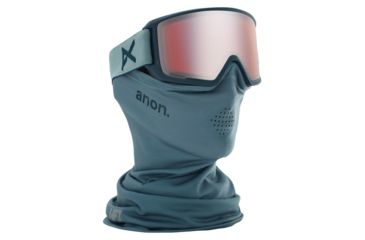 Image of Anon M3 MFI Men's Goggle w/ Spare Lens, Sonar Silver Lens, Gray, 19174102043NA