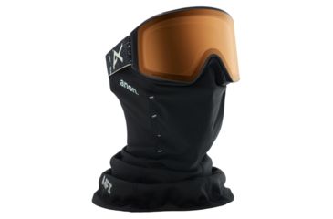 Image of Anon M4 Cylindrical Sonar Men's Goggle w/ Spare Lens and MFI Mask, Sonar Night Lens, Topo Blk, 20354101080NA