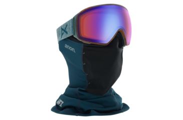Image of Anon M4 Toric Sonar Men's Goggle w/ Spare Lens and MFI Mask, Sonar Blue Lens, Lay Back, 20355102045NA