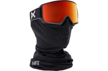 Image of Anon Magna-Tech M3 MFI Goggle-Black-Red Solex/Red Ice