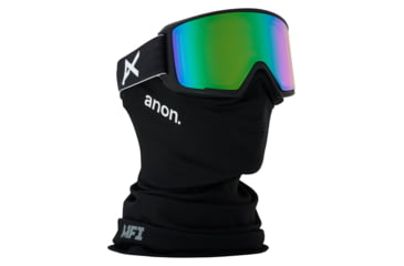 Image of Anon Magna-Tech M3 MFI Goggle - Mens, Frame- Black, Lens- Sonar Green, 185671-040