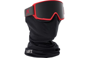 Image of Anon Magna-Tech M3 MFI Goggle-Ruby Red-Dark Smoke/Blue Lagoon