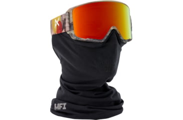Image of Anon Magna-Tech M3 MFI Goggle-Tatonka-Red Solex/Red Ice