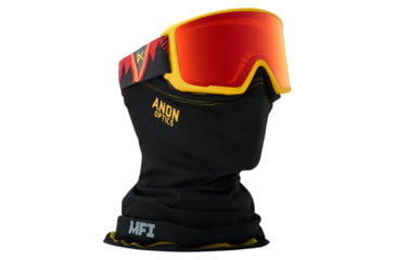Image of Anon Magna-Tech M3 MFI Goggle with Spare - Mens, Frame- Ripcity, Lens- Sonar Red, 191741-616